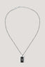 Collana in acciaio silver  2