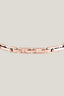 Bracciale in acciaio rose gold 3