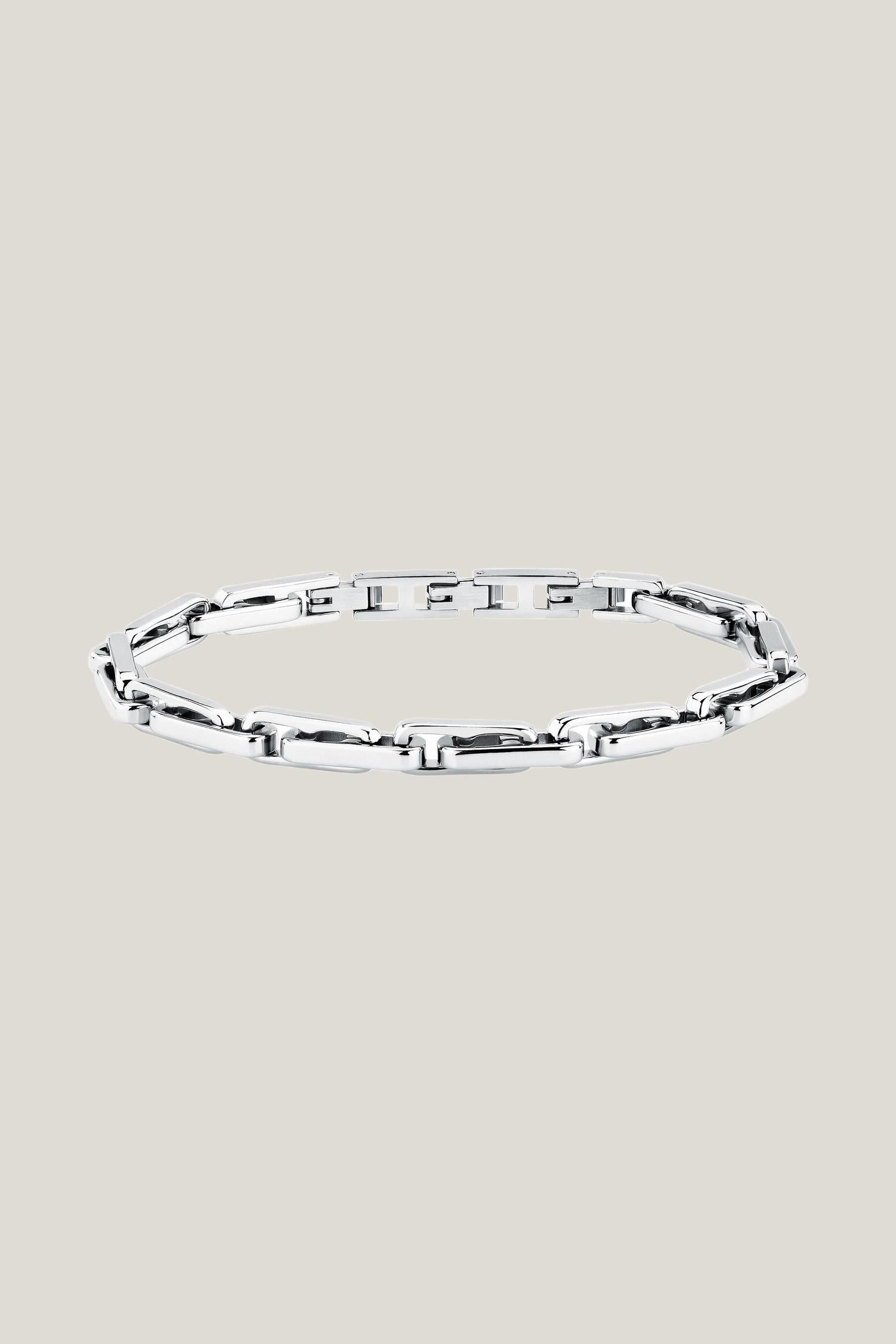 Bracciale in acciaio silver 1|3a814b811b449c48db6bb745b80eb941b149ea732377bd062ccb601eab570a6a