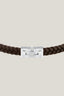Bracciale in acciaio e pelle 1