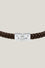 Armband aus Edelstahl und Leder