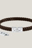 Bracciale in acciaio e pelle 3