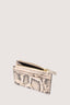 Portacarte con zip in pelle stampa pitone 4