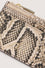 Zipped card holder in python print leather