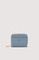 Cameo leather zip-around wallet