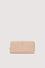 Cameo zip-around wallet in rice-grained leather
