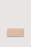 Portafoglio Cameo zip around in pelle grana riso 1