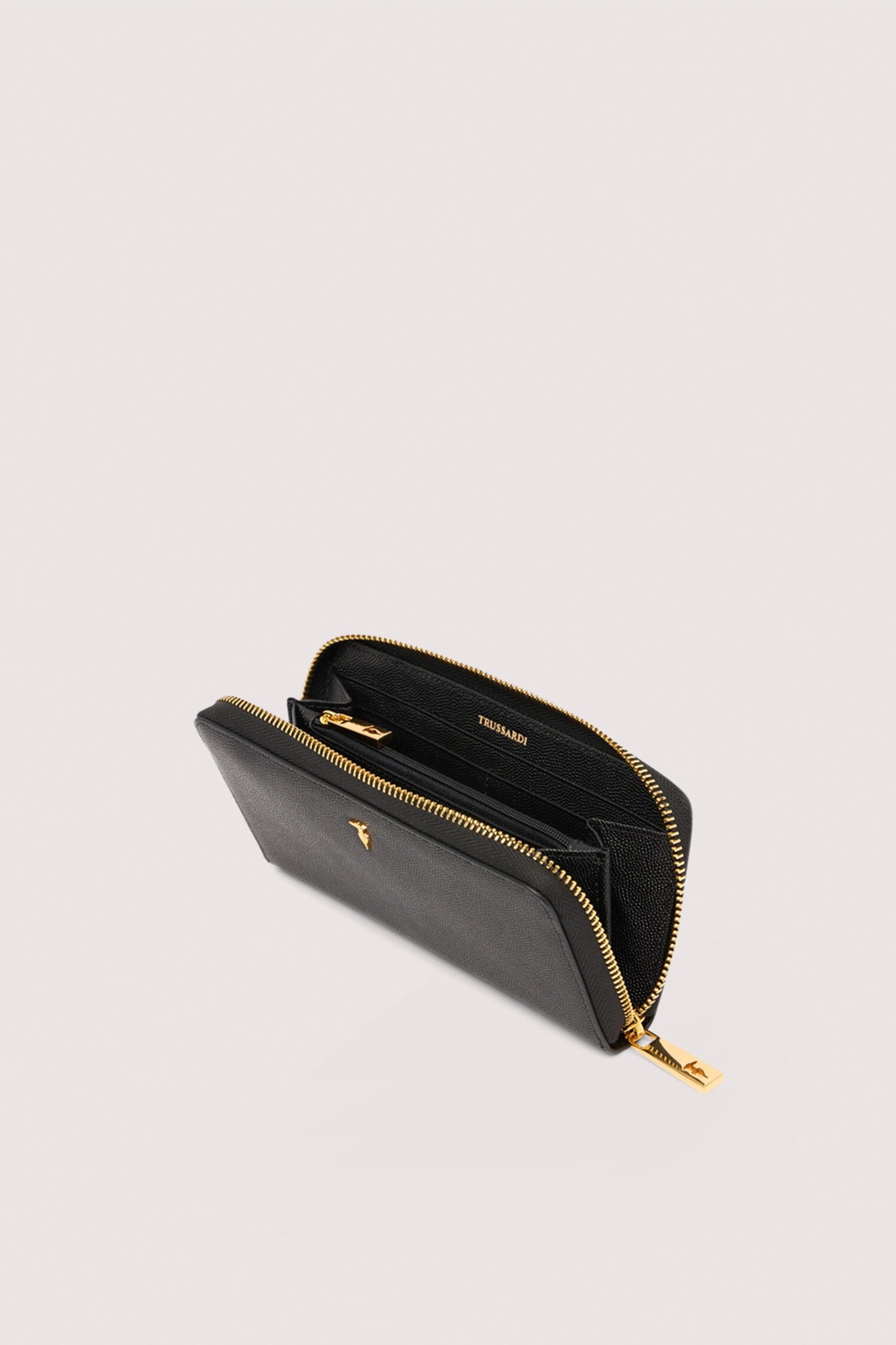 Portafoglio Cameo zip around in pelle grana riso 3|fe898b002fc86d906b562fddd651d007efc4a2d00ffc6d835e8591faa296d6c0
