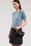 Portafoglio Velaria wallet on chain in pelle 2