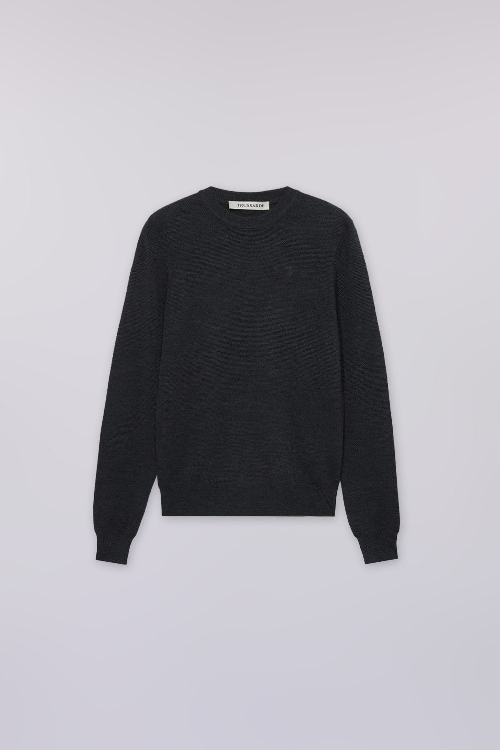 Maglia girocollo in pura lana piquet 5|c9d55c2773669aa8ec4b8106a00377eefb8fd7f68e4ec610524348159765f0f4