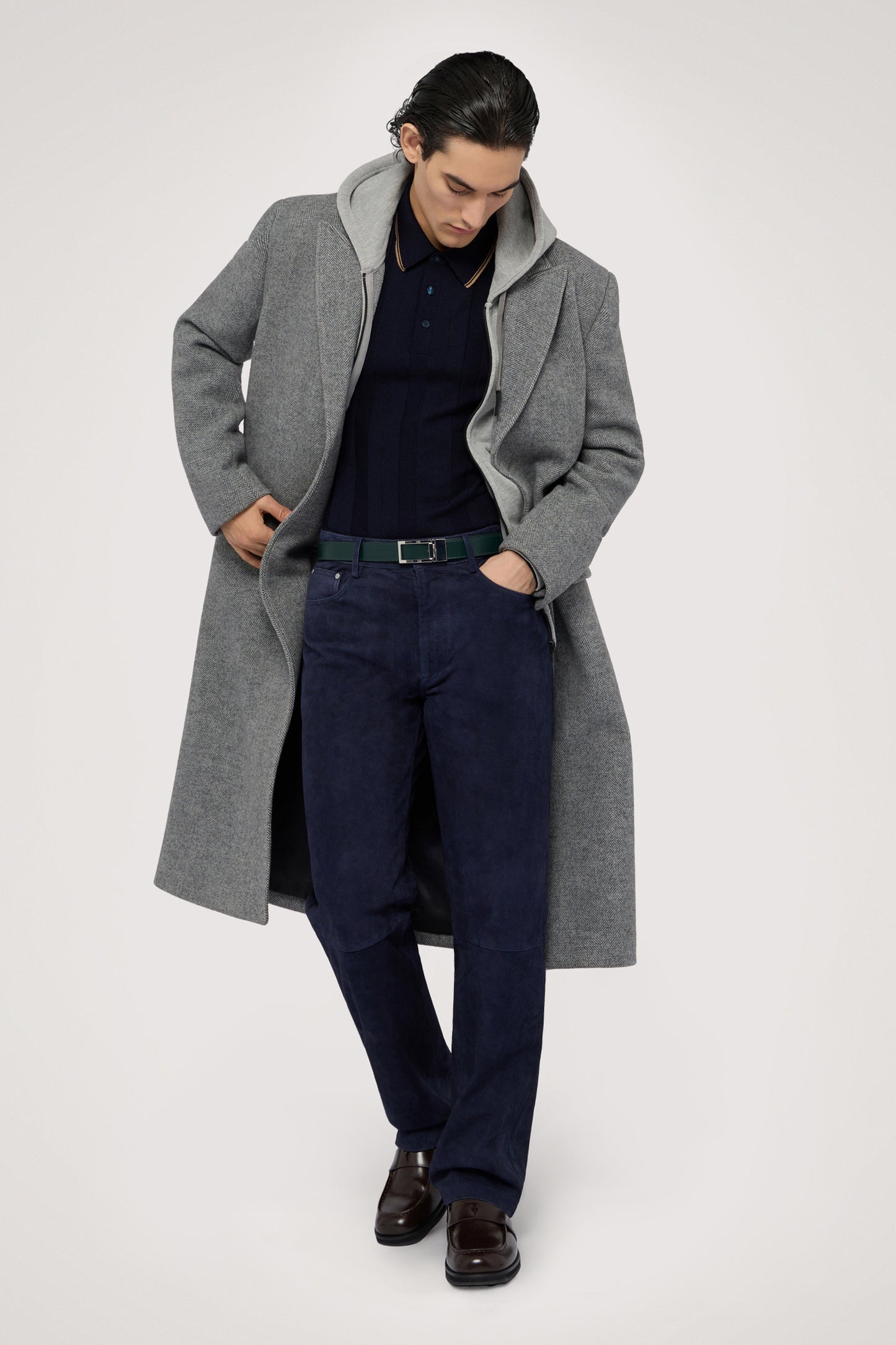 Polo a maniche lunghe in pura lana a coste 4|8a7026beffca3c9ded63edf0a8efd201236909b9e9a9faa0c5c2c7dac6af59ee