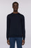 Pure wool crew neck jumper