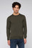 Pure wool crew neck jumper