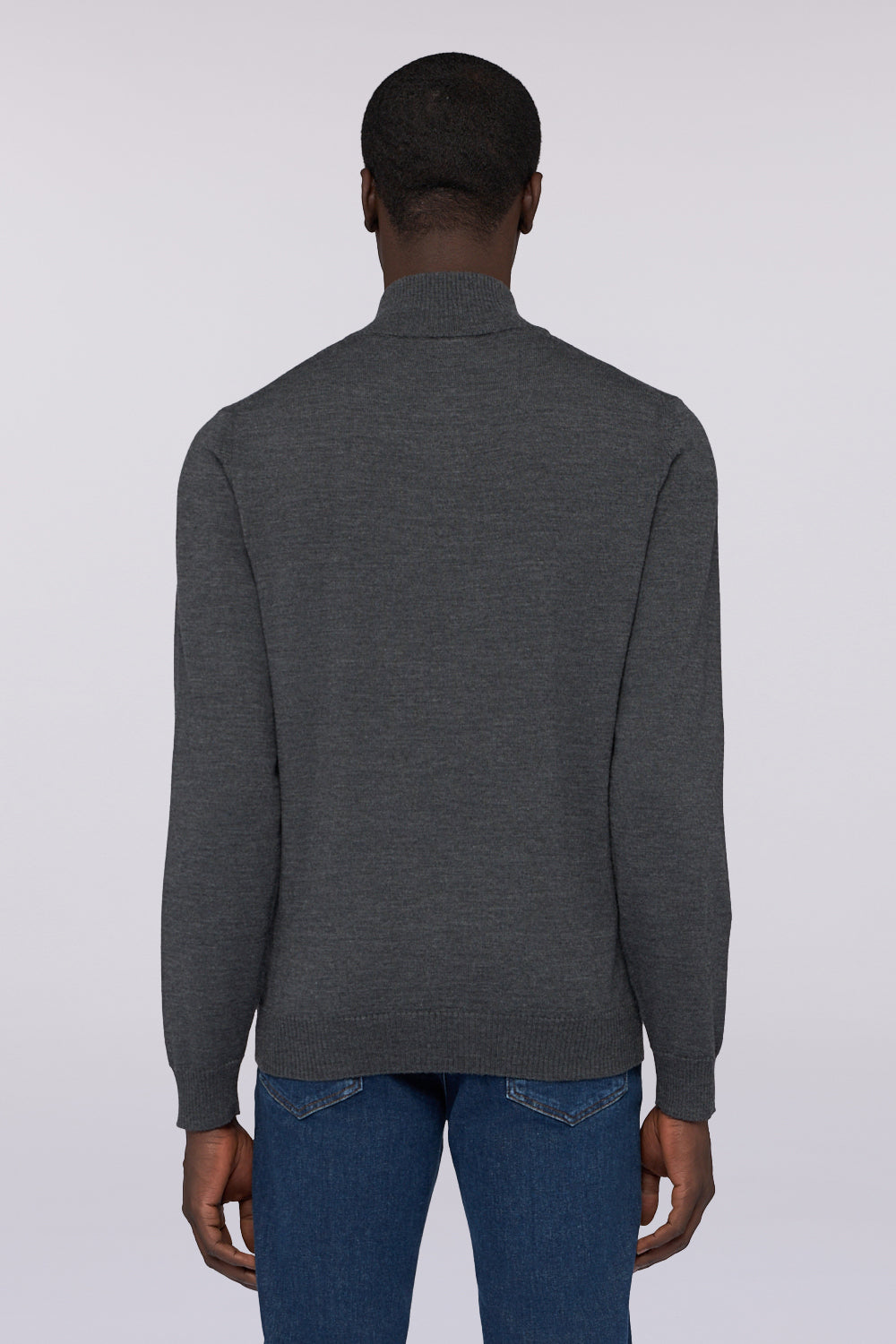 Pullover in pura lana con zip 2|9ac054d878b4db8a2049d6cc6d02e99cfd256a1aba8b12c0e8e0168e4a395752