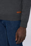 Pullover in pura lana con zip 3