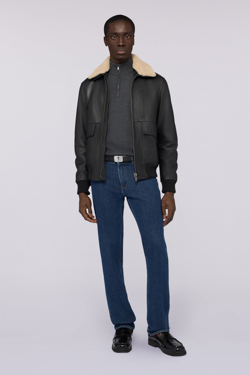 Pullover in pura lana con zip 4|350f41615e5fdc78b590cf0bd660e992a659e0ebae000c1000eb9b481faaff69