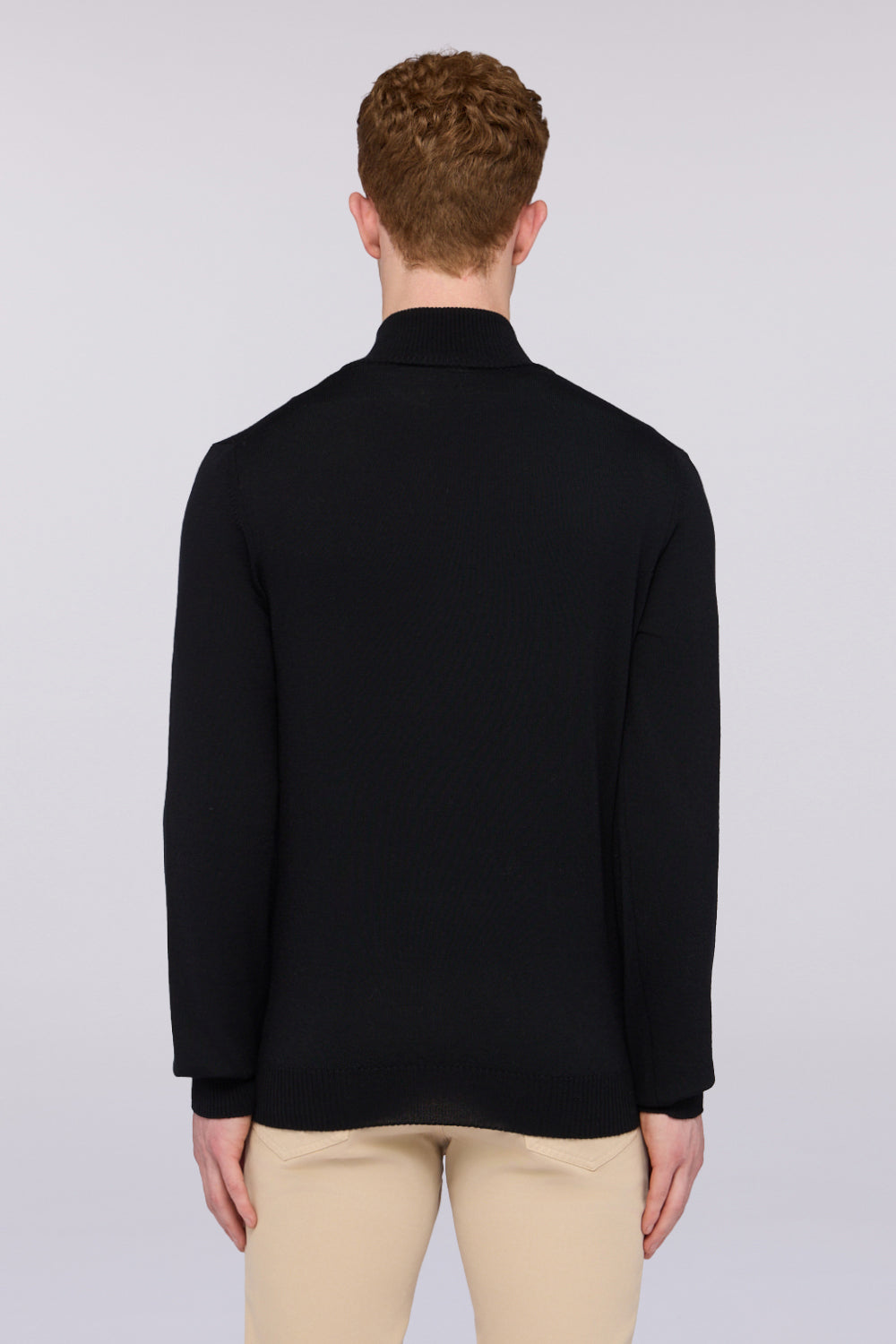 Pullover in pura lana con zip 2|b77f54e37dc851340e8fbf7ed7f868c6bb17b94a6cbe308237bcea167c6f7e08