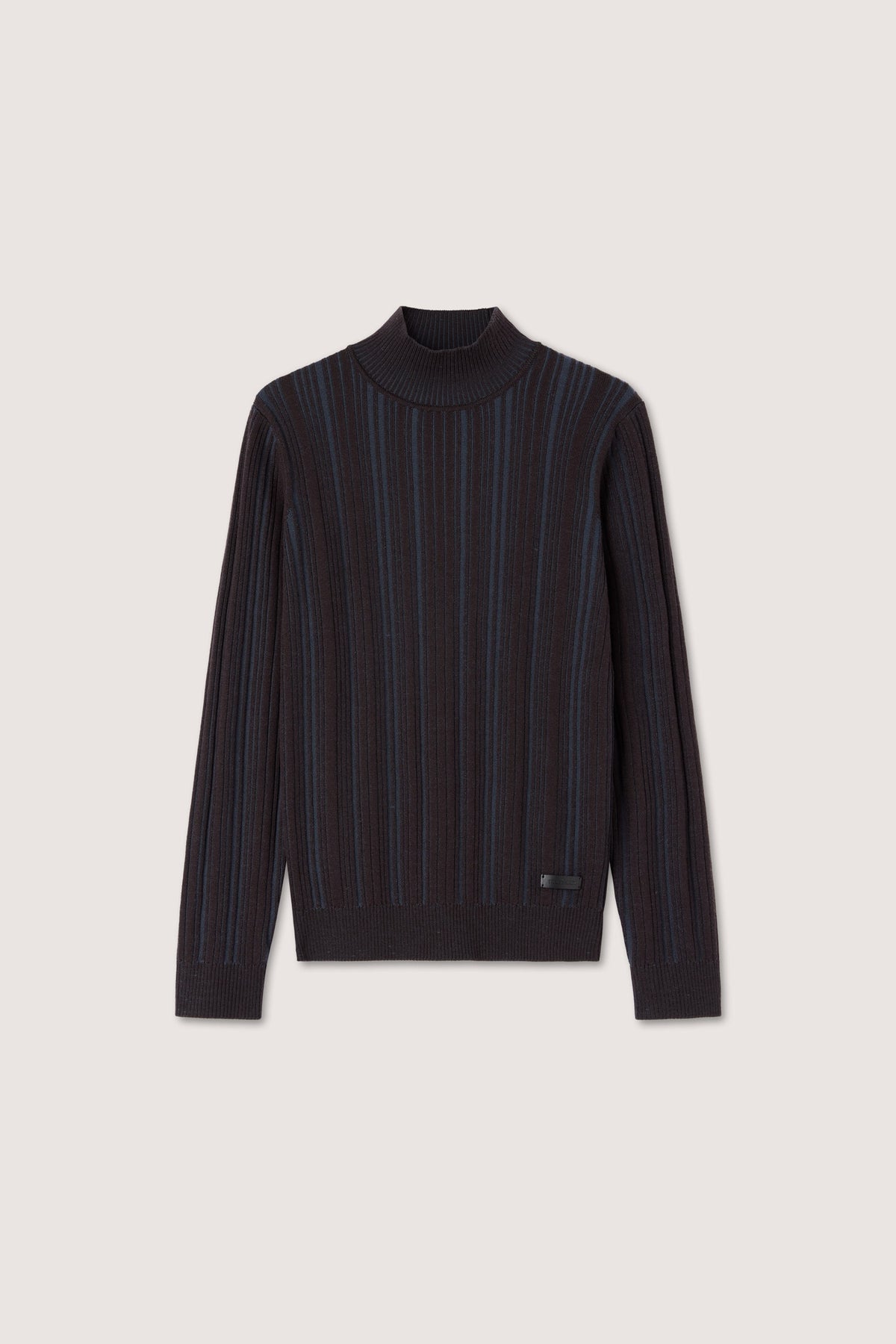 Maglia lupetto a coste vanisé in pura lana 5|fc0e72a3423e9d1a83c0fae46f0904f3319c80b33245e05b18fb9a9779d5b061