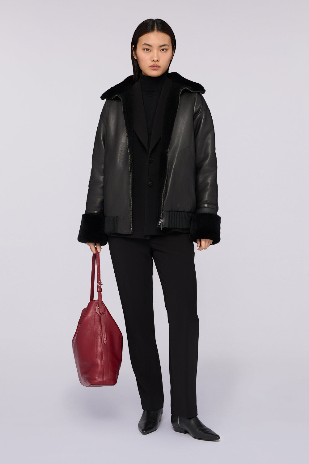 Maglia dolcevita in pura lana 3|4cecb6ff0d30256876917ebf89080a524793461d4de65bc08e6532c27edada89