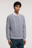 Maglia a trecce in cotone effetto used 1