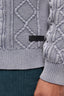 Maglia a trecce in cotone effetto used 3