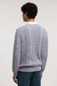 Maglia a trecce in cotone effetto used 4
