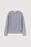 Maglia a trecce in cotone effetto used 5