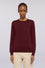Pure wool crew neck jumper