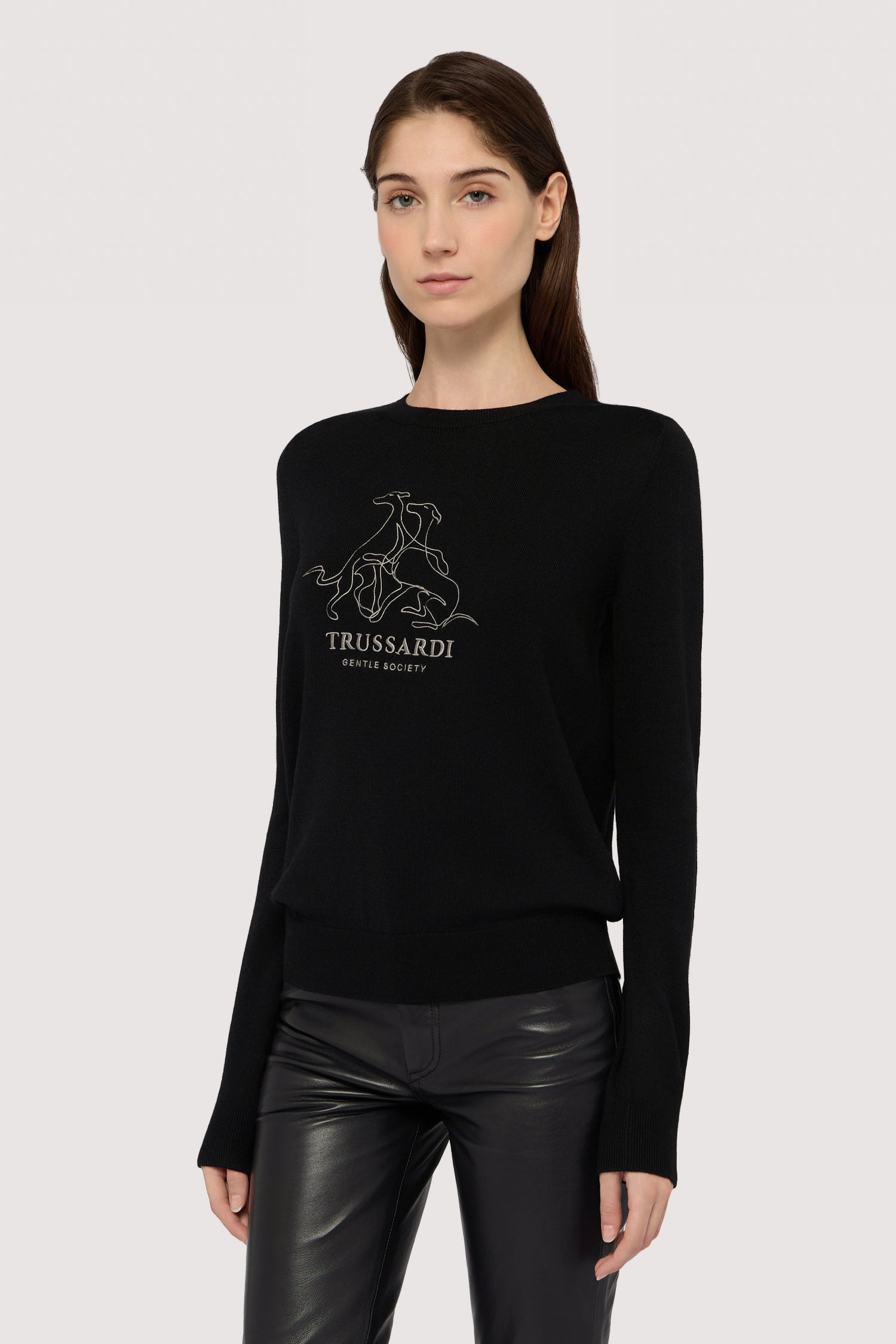 Maglia girocollo in misto lana Gentle Society 1|548d563c11c79b78cad6a57ee8747dfd787bfe1e460a9cef03b178cc038e4e02