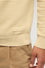 Polo collar sweater in brick stitch