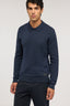 Maglia con colletto polo in punto mattoncino 4