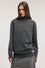 Pull col montant en laine moulinée