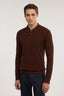Polo in maglia punto onda in pura lana 1