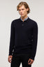 Polo in maglia punto onda in pura lana 1