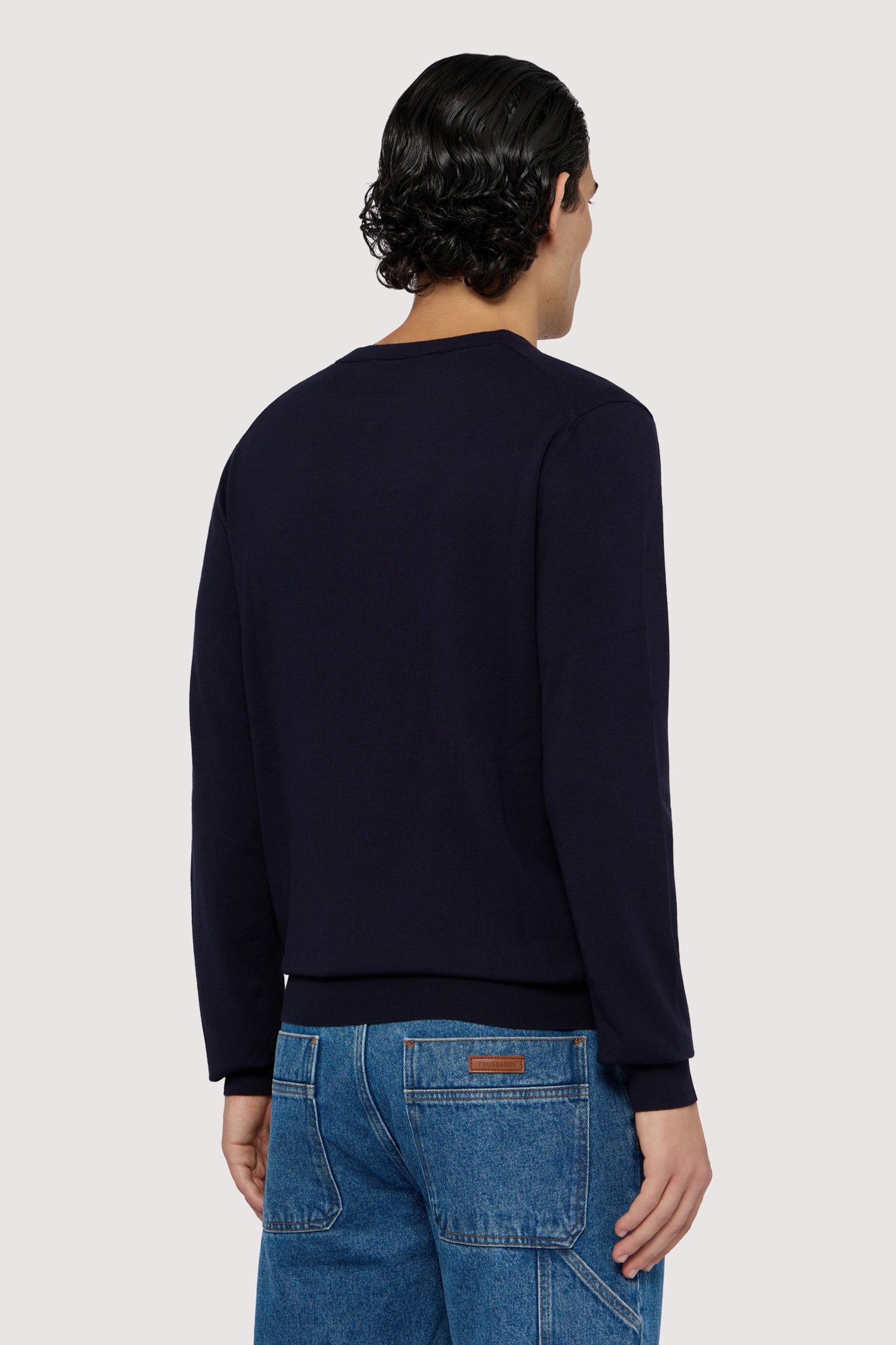 Maglia girocollo in viscosa stretch 2|3e23ff444d7caf3828f5306b95c652f19b2c2fb4ee657beebd527796c22818e8