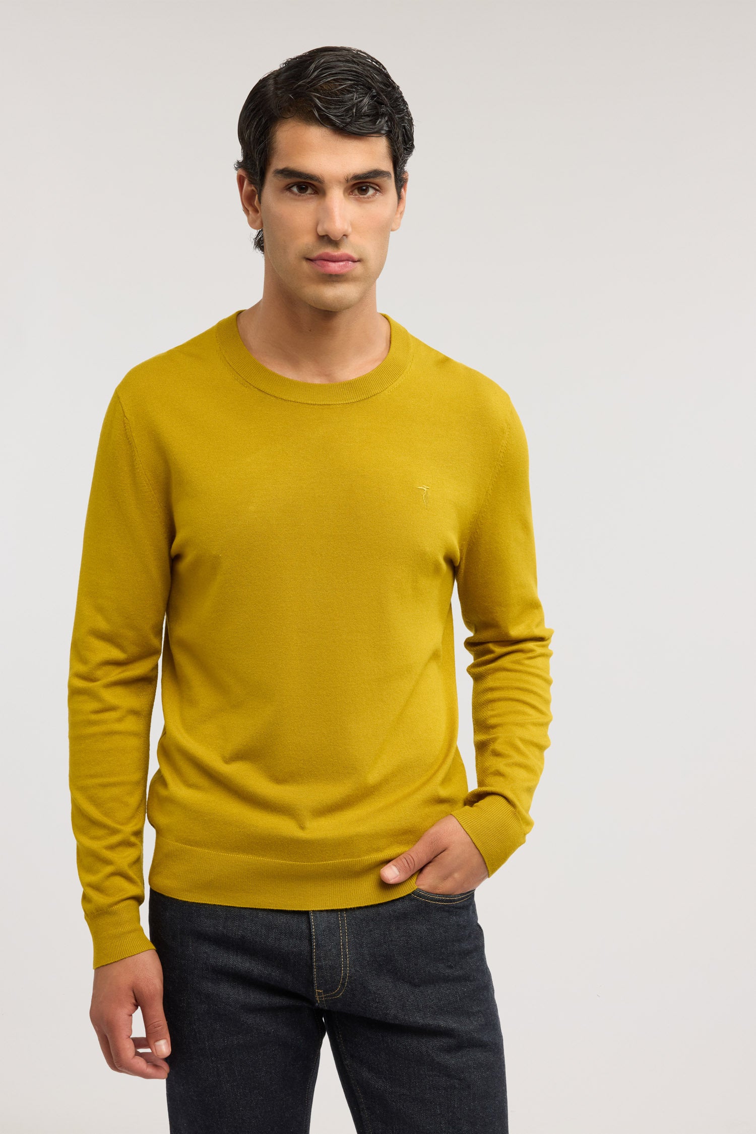 Maglia girocollo in misto viscosa 4|2a9cf767f1493d04ebe47bd34eec02c1f7234c837851d1a0ebb807d9b23ed4c8