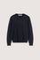 Round neck jumper in viscose blend