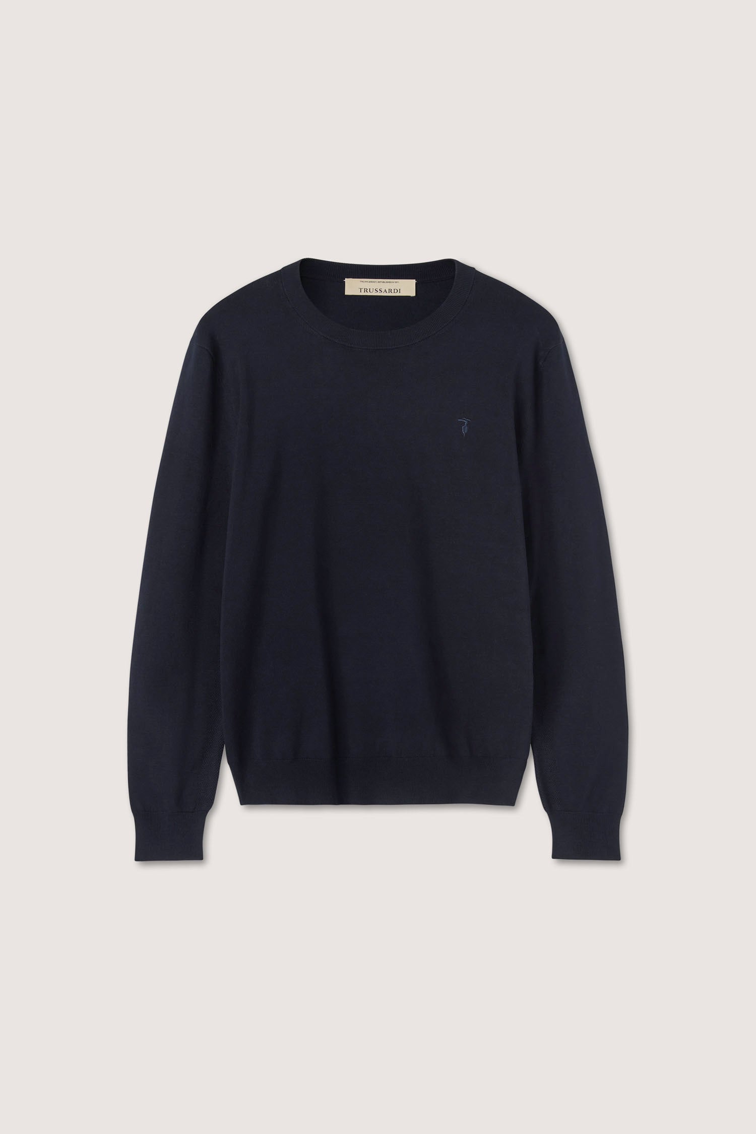 Maglia girocollo in misto viscosa 1|c83c6222dcd01df925d6e3ddcbaec706b0d5361cbd90a9099807aa350aaba538