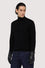 Turtleneck jumper in stretch viscose