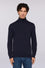 Turtleneck jumper in stretch viscose