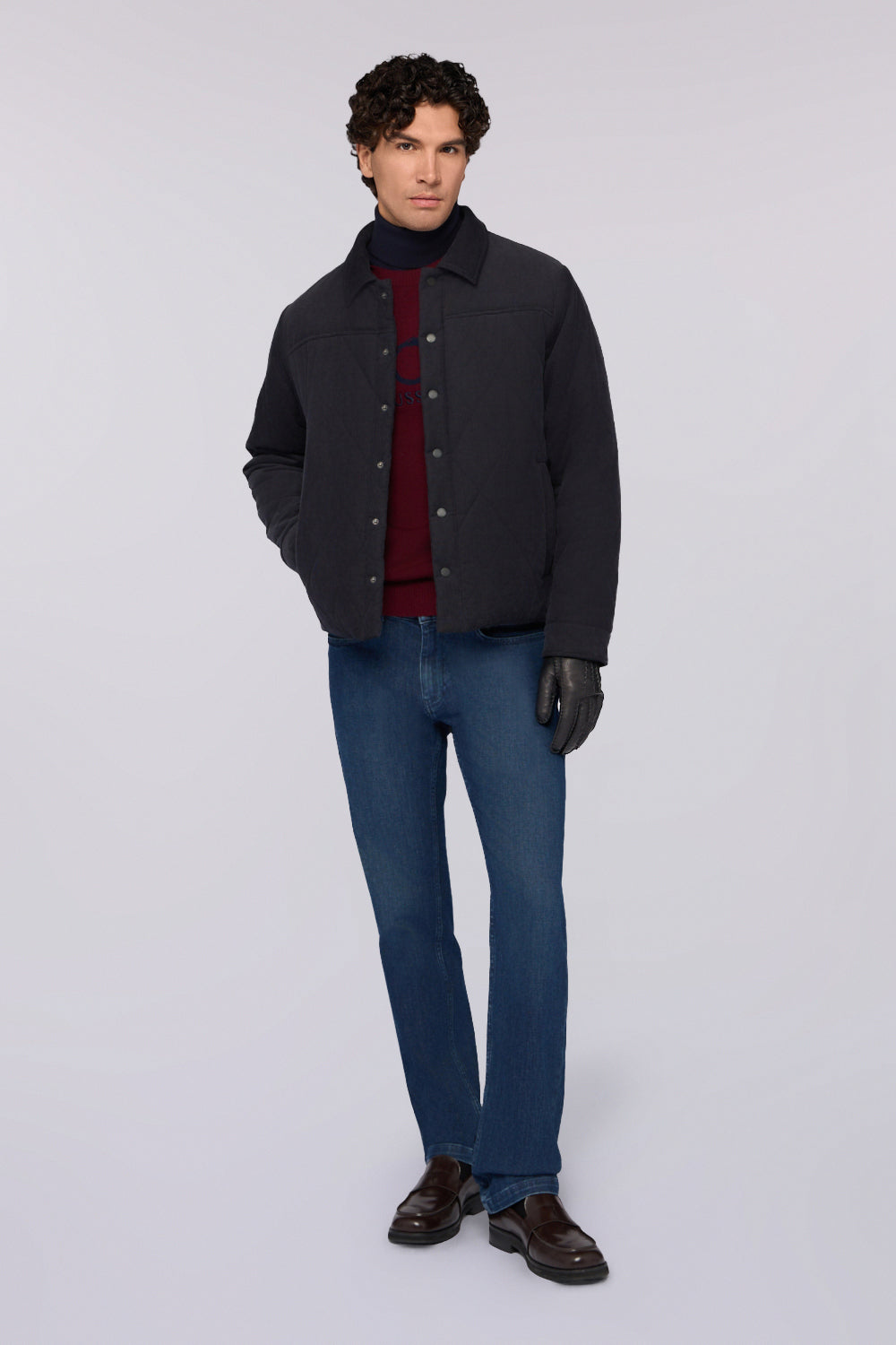 Maglia dolcevita in viscosa stretch 4|237d67a7b090307f8f177e5f5bdb8023b4b784064fa99805a67ebc74fd801208