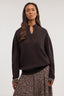 Maglia lupetto con scollo a V in misto cashmere 1