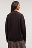 Maglia lupetto con scollo a V in misto cashmere 4