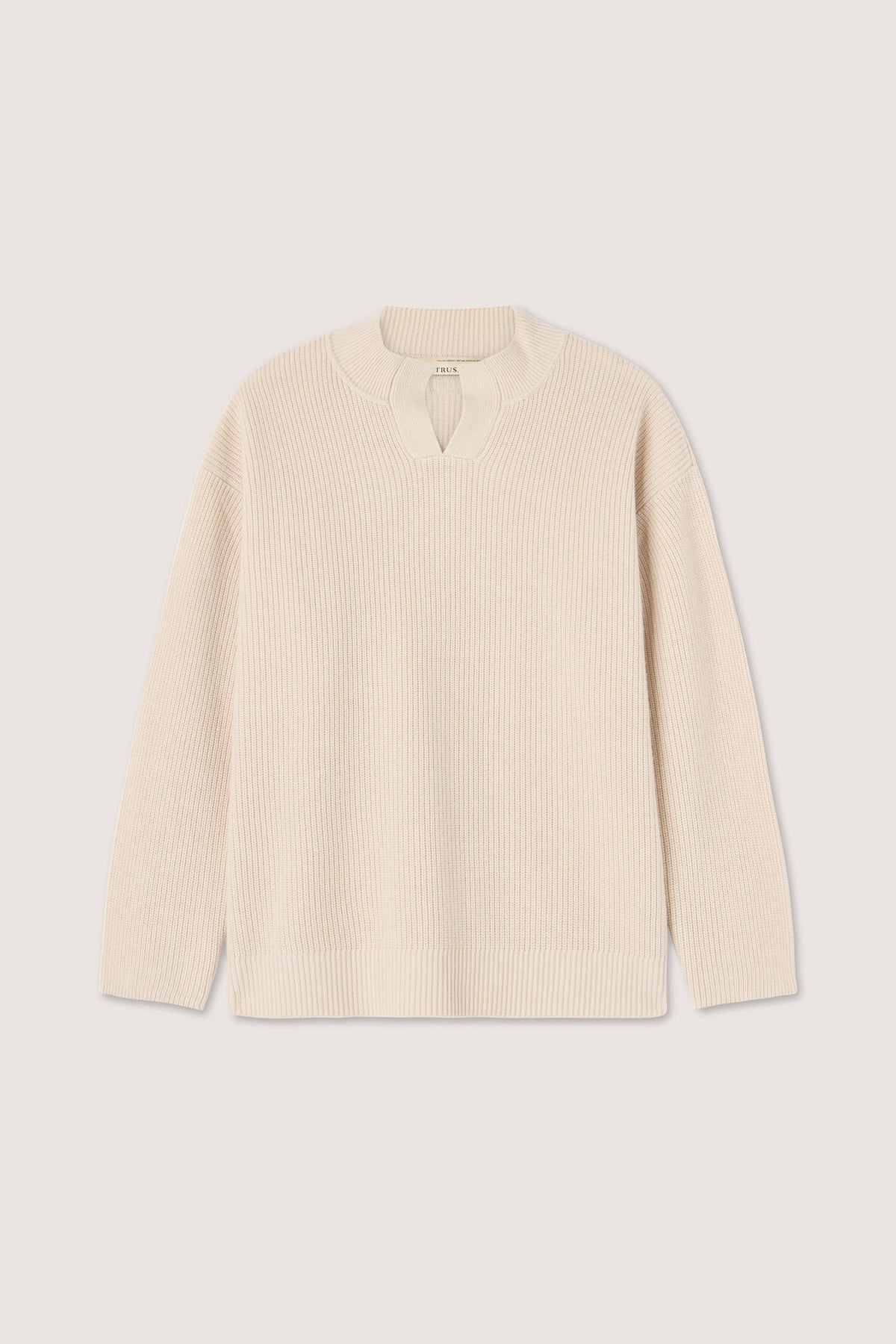 Maglia lupetto con scollo a V in misto cashmere 5|f3682f4b01514558960bd008de7db17d6ae75cdc146c607c707e3cdf3d2abcbb