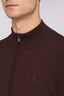 Cardigan con zip in viscosa stretch 4