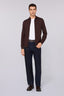 Cardigan con zip in viscosa stretch 1