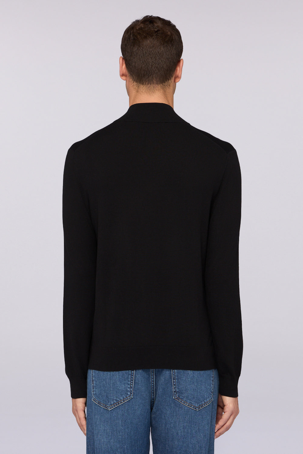 Cardigan con zip in viscosa stretch 2|348d1c0c5a93b29c03646034227ba8d8b4eee7ac52133fceaca8d6bd8e44fc40
