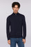 Stretch viscose zip-up cardigan