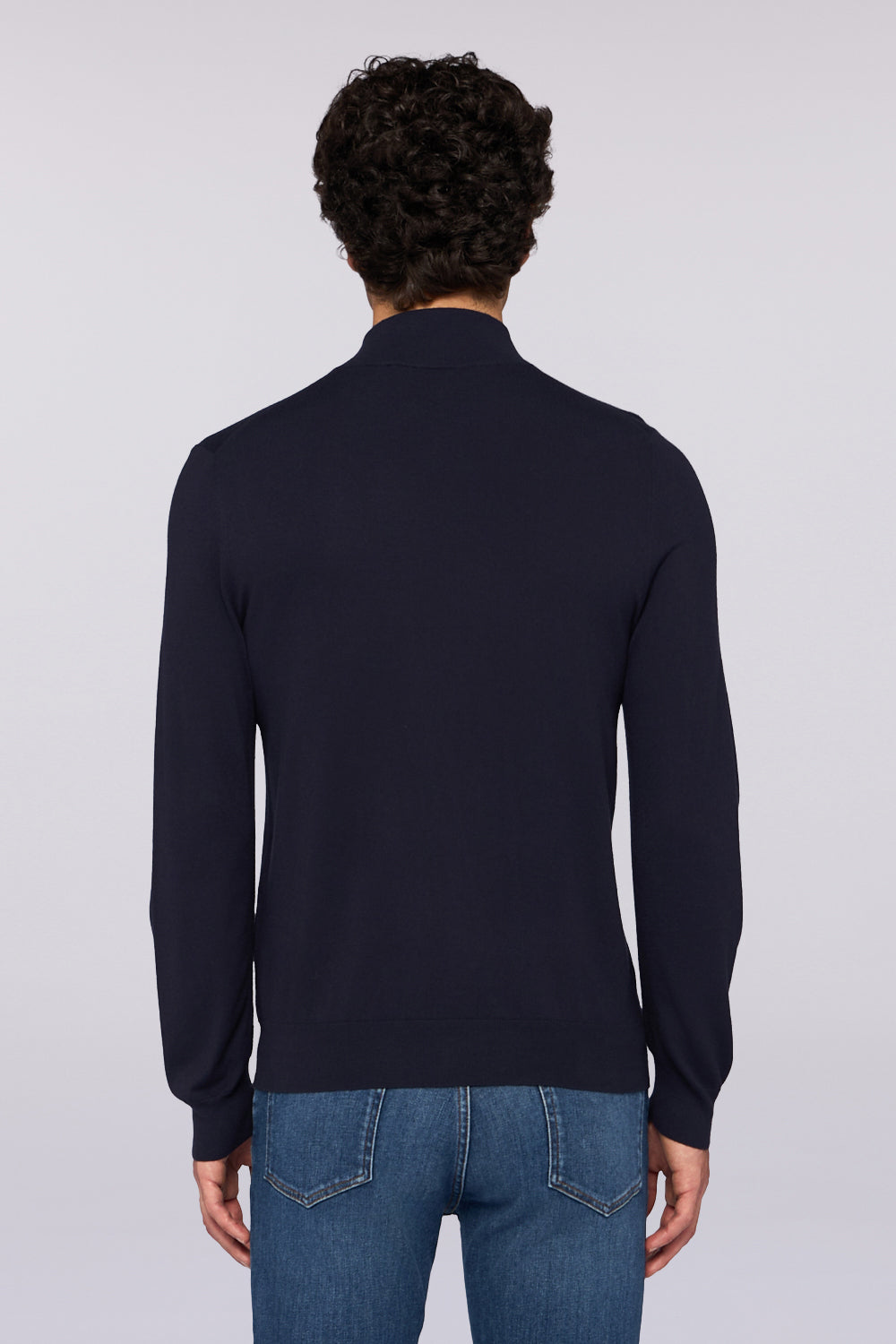 Cardigan con zip in viscosa stretch 2|33fa31c8fd33d2978762c1232d9d4e8822cfc21f1fd3704a5d9f003380e8fb27