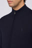 Cardigan con zip in viscosa stretch 3